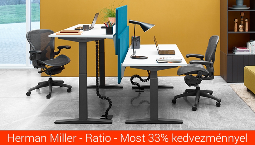 Ratio állítható magasságú asztal és Sayl szék 33% kedvezménnyel nyár végéig